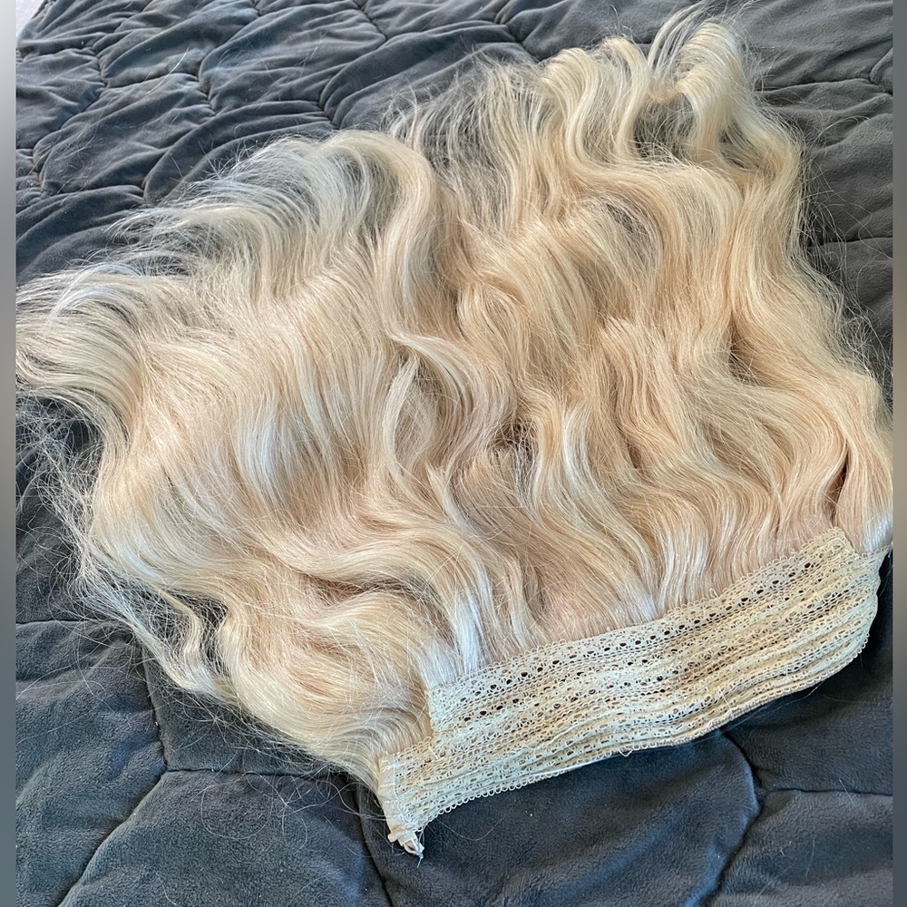 Halo hair extensions (remy human hair) 16 inch
